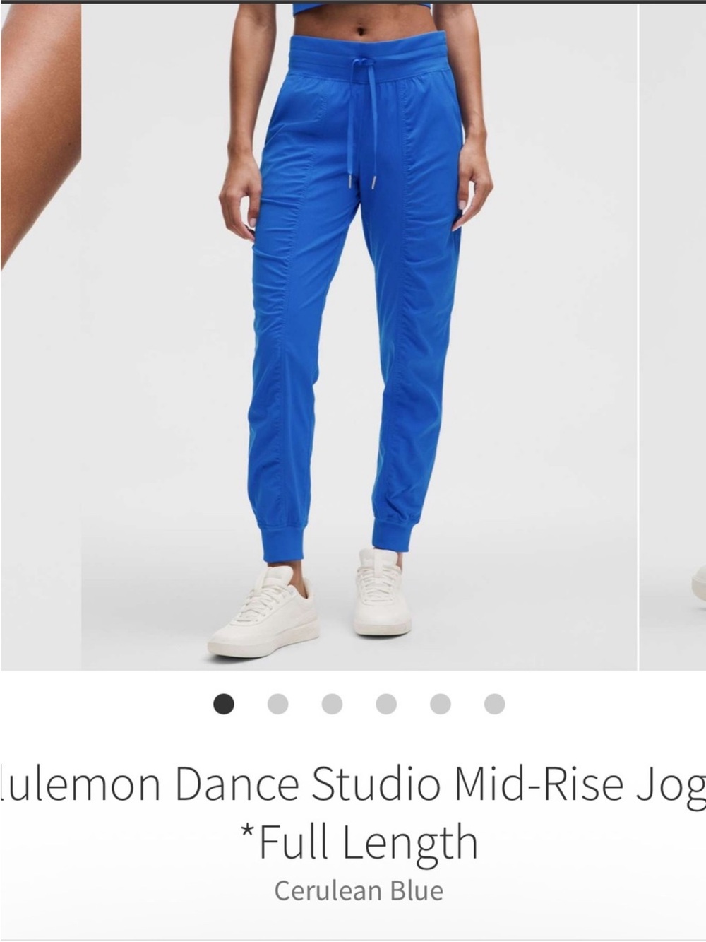 Lululemon Dance Studio Mid Rise * Full Length Joggers Cerulean Blue Sz 2